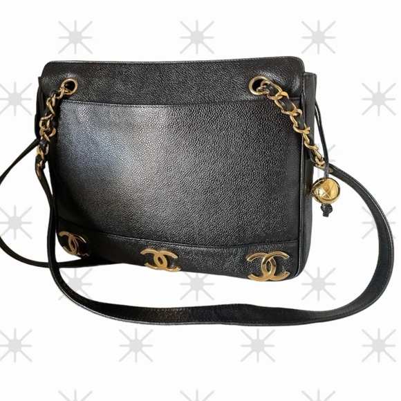 Chanel Triple CC Tote - Vintage 24k Gold-Plated Hardware - Picture 9 of 14